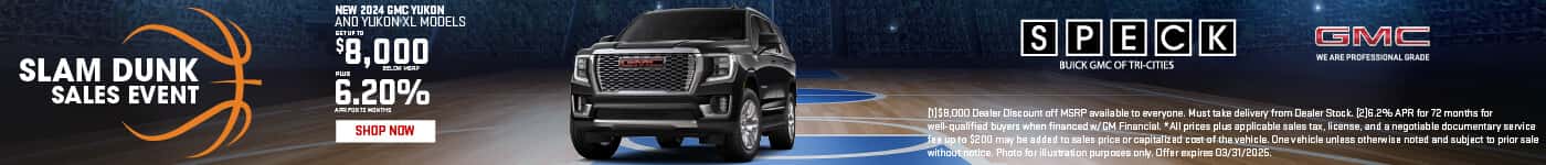 new 2024 gmc yukon and yukon xl special speck tricities