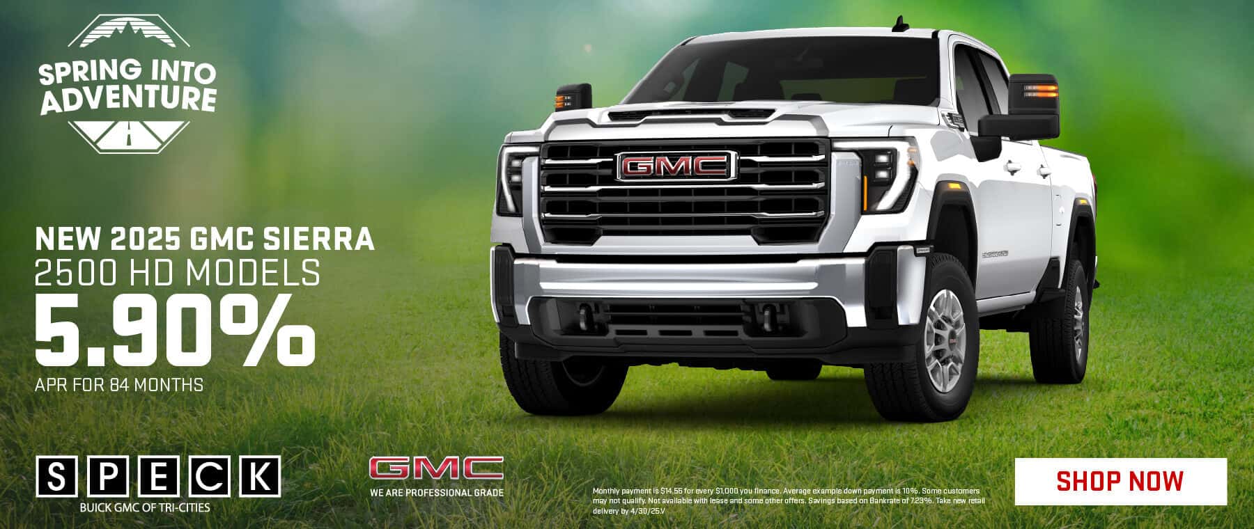 new 2025 gmc sierra 2500 apr special