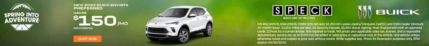 new 2025 buick encore lease special