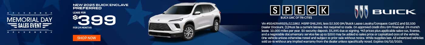 new 2025 buick enclave lease special