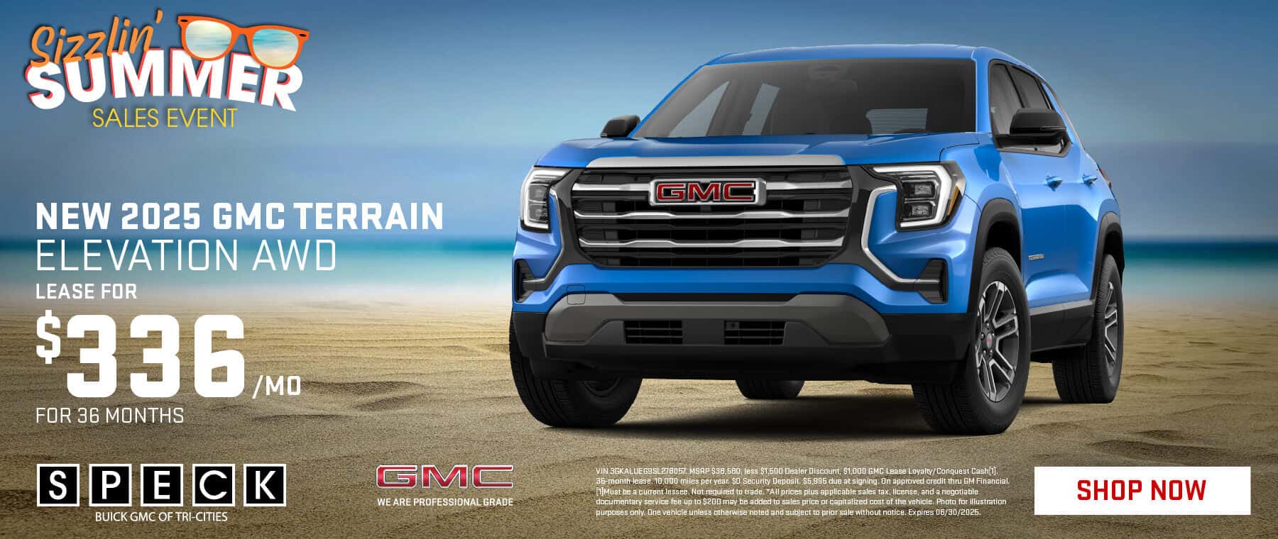 new 2025 gmc terrain lease special