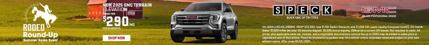 new 2025 gmc terrain lease special