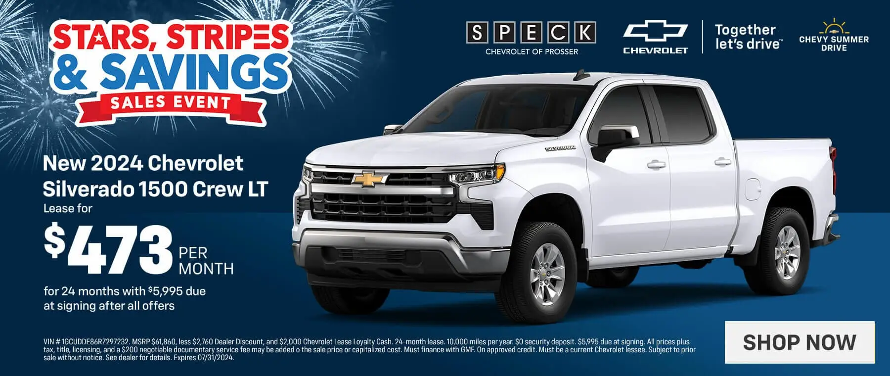 New Chevrolet and Used Car Dealer | Speck Chevrolet of Prosser, WA