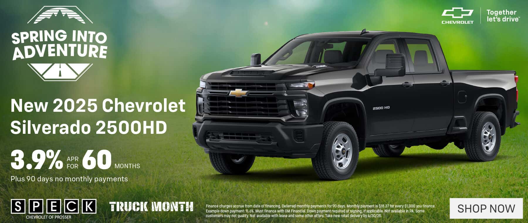 new 2025 chevrolet silverado 2500hd special