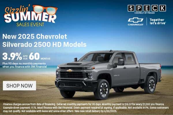 New 2025 Chevrolet Silverado 2500 HD Models