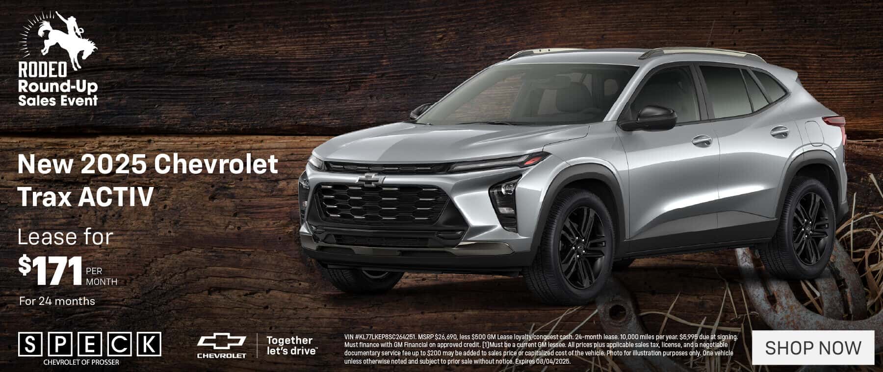 new 2025 chevrolet trax lease special