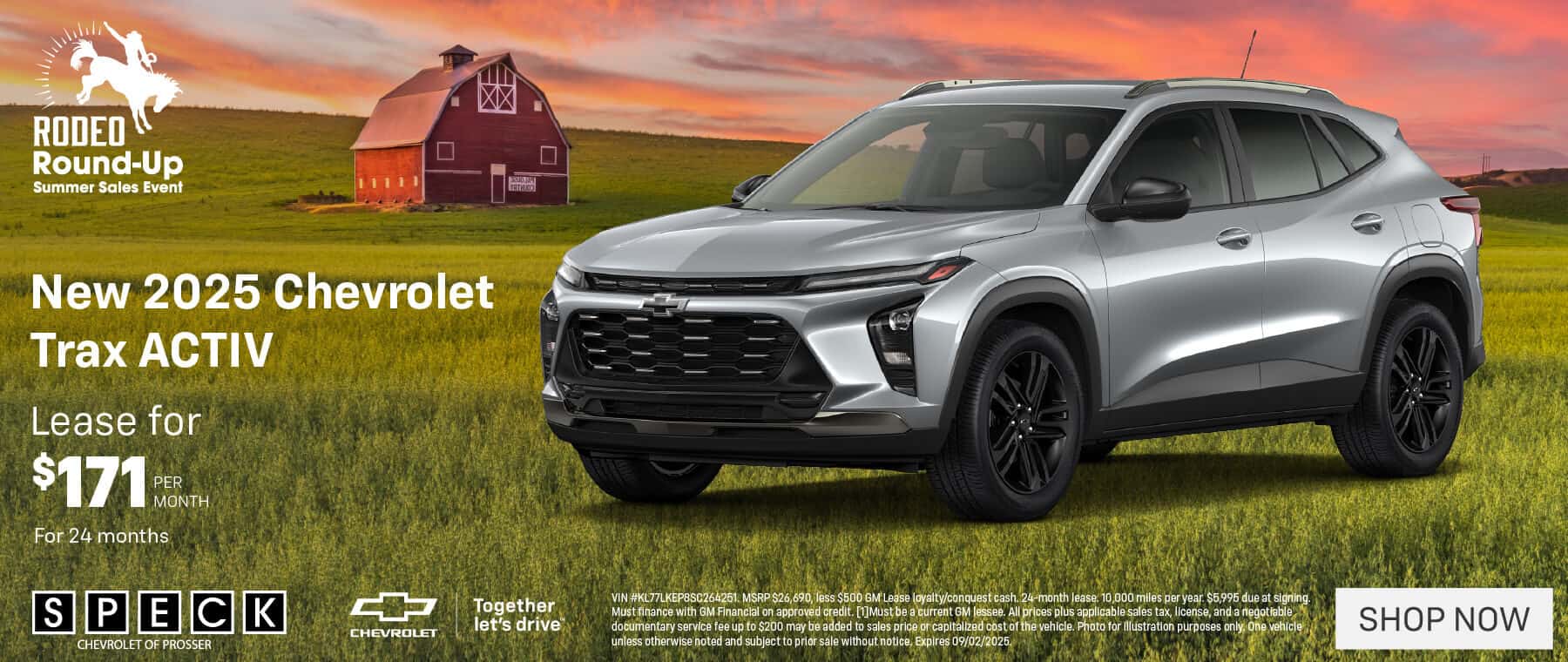 2025 chevrolet trax lease special
