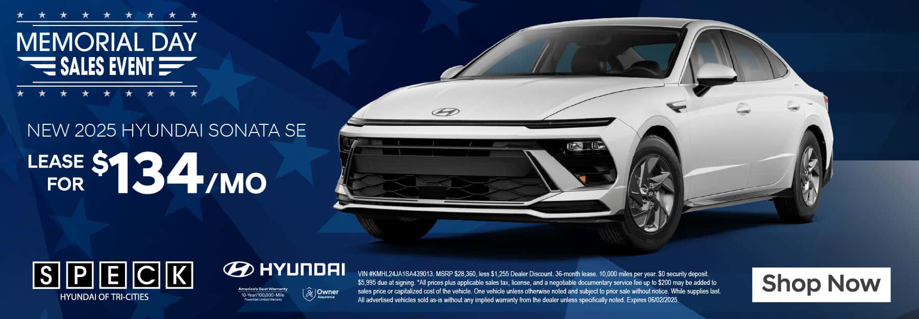 new 2025 hyundai sonata lease special