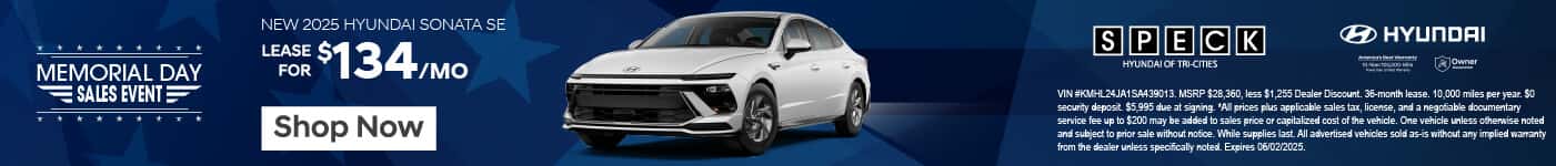 new 2025 hyundai sonata lease special