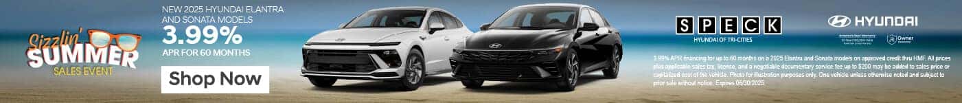 new 2025 hyundai elantra and sonata low apr special