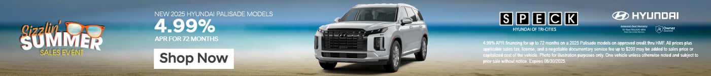 2025 hyundai palisade low APR foffer