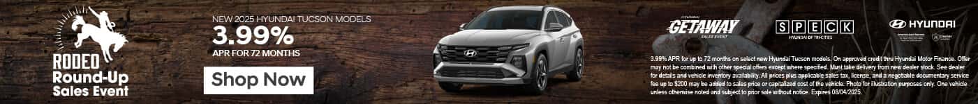 new 2025 hyundai tucson apr special