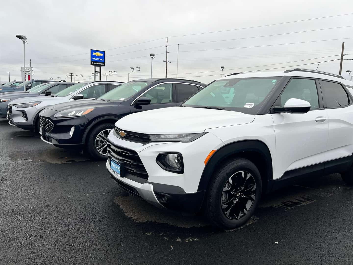 An image of multiple certified pre owned cars