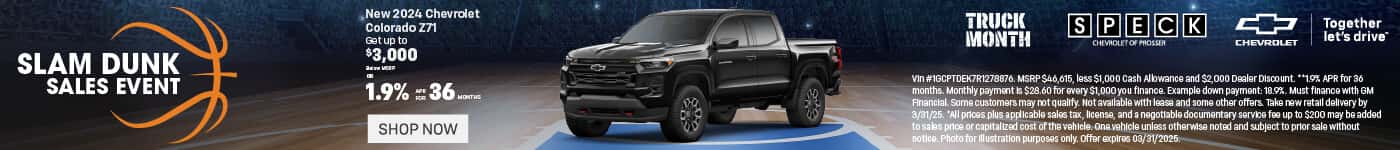 new 2024 chevrolet colorado special