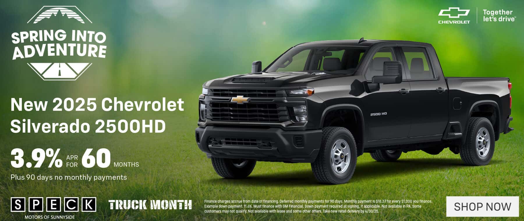 new 2025 chevrolet silverado 2500 special