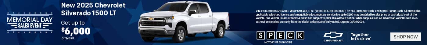 new 2025 chevrolet silverado 1500 special