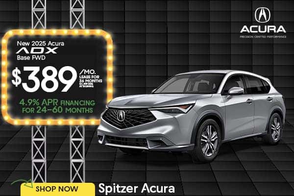 2025 Acura ADX Based FWD - Lease for $389/mo for 36 months