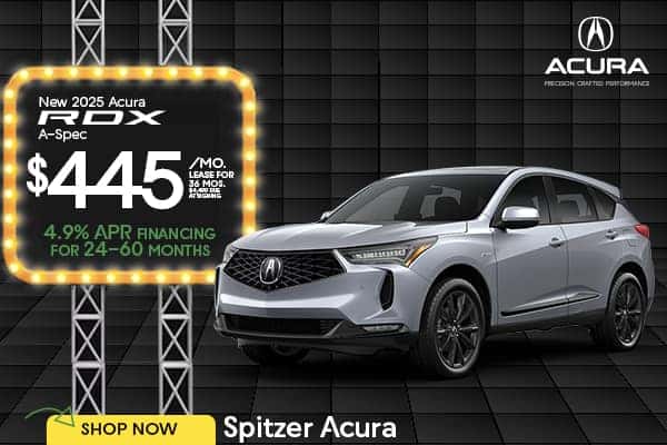 2025 Acura RDX A-Spec - Lease for $445/mo for 36 Months