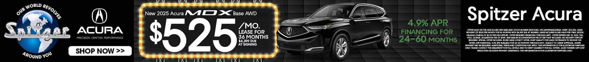 05.2025_Carrera_Lease a New 2025 Acura MDX Base AWD for $525/mo!