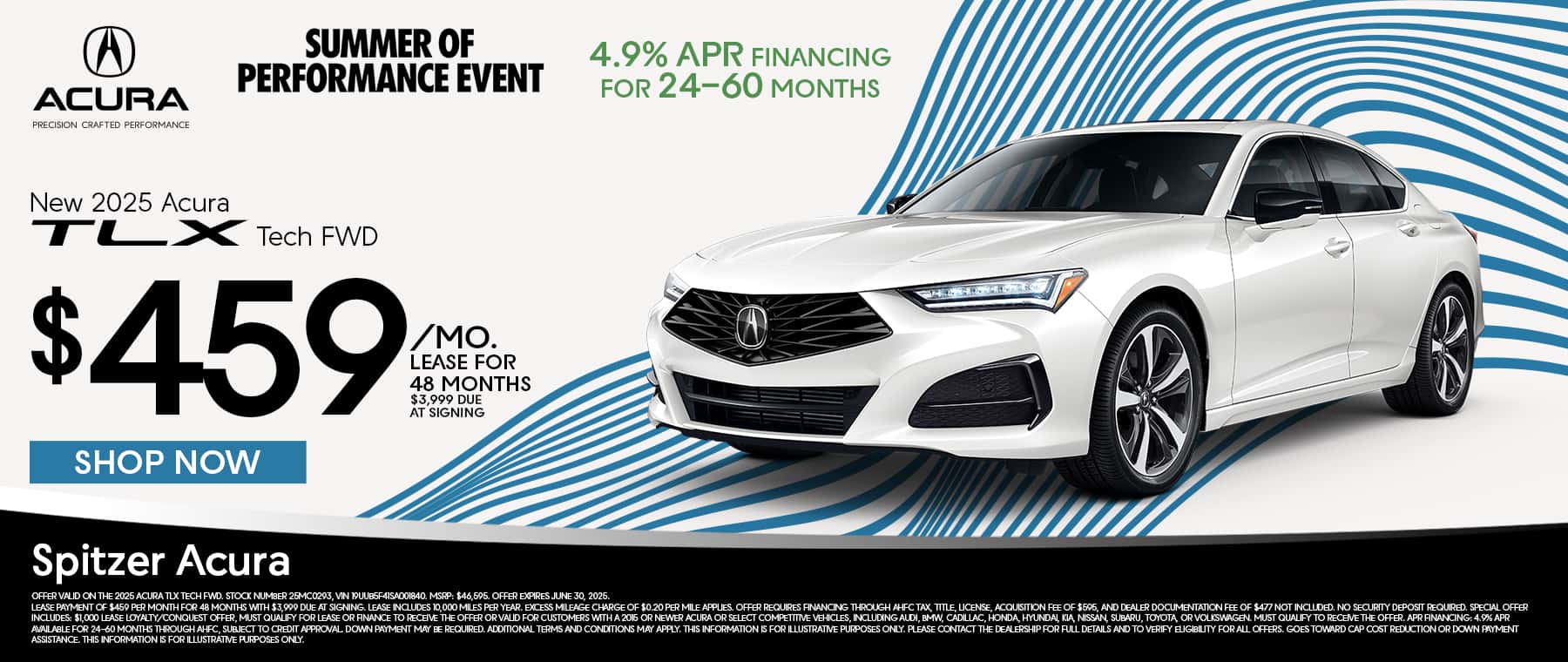 06.2025_Carrera_Lease a New 2025 Acura TLX Tech for $459/mo!
