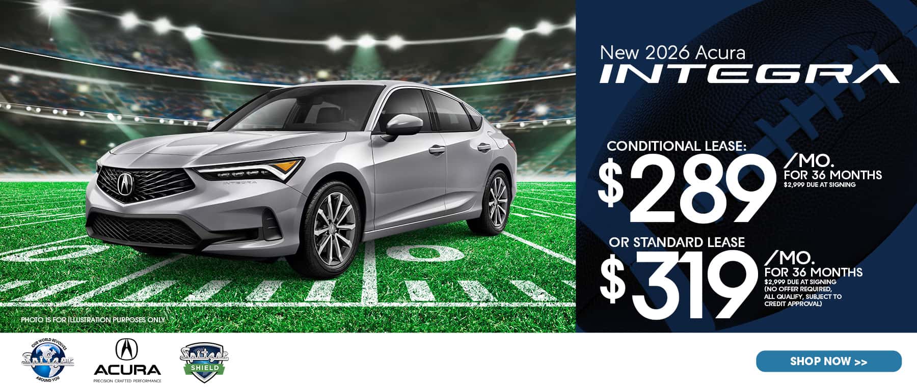 10.2026_Acura Integra_Conditional Lease for $289 for 36 mo OR Standard Lease for $319 for 36 mo