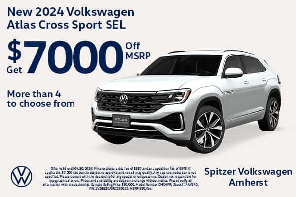 2024 Atlas Cross Sport SEL - Get $7,000 off MSRP!