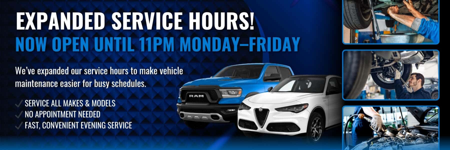 new service hours