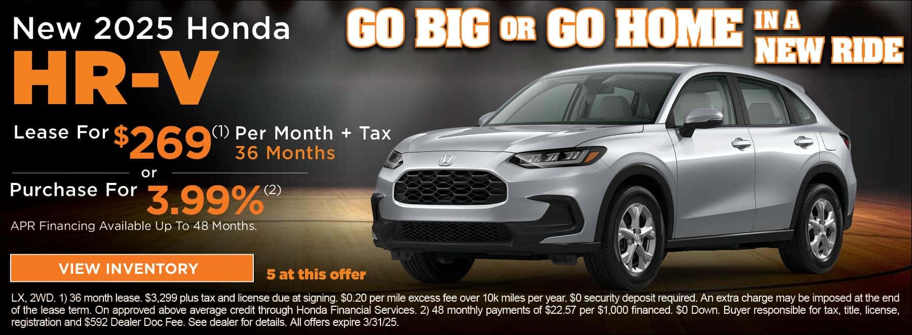 March HR-V Offer
