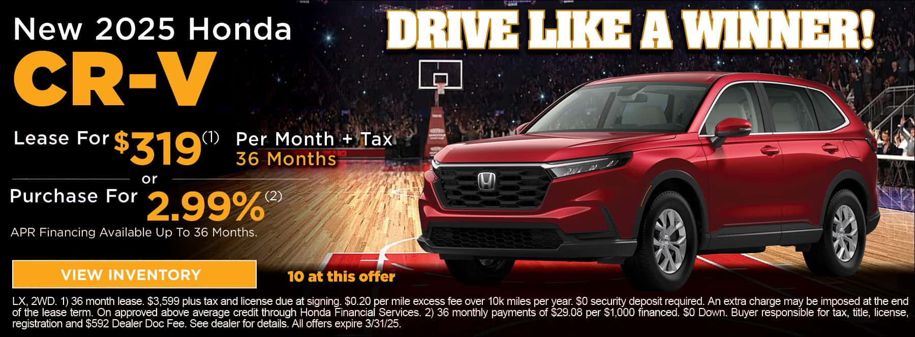 March CR-V Offer