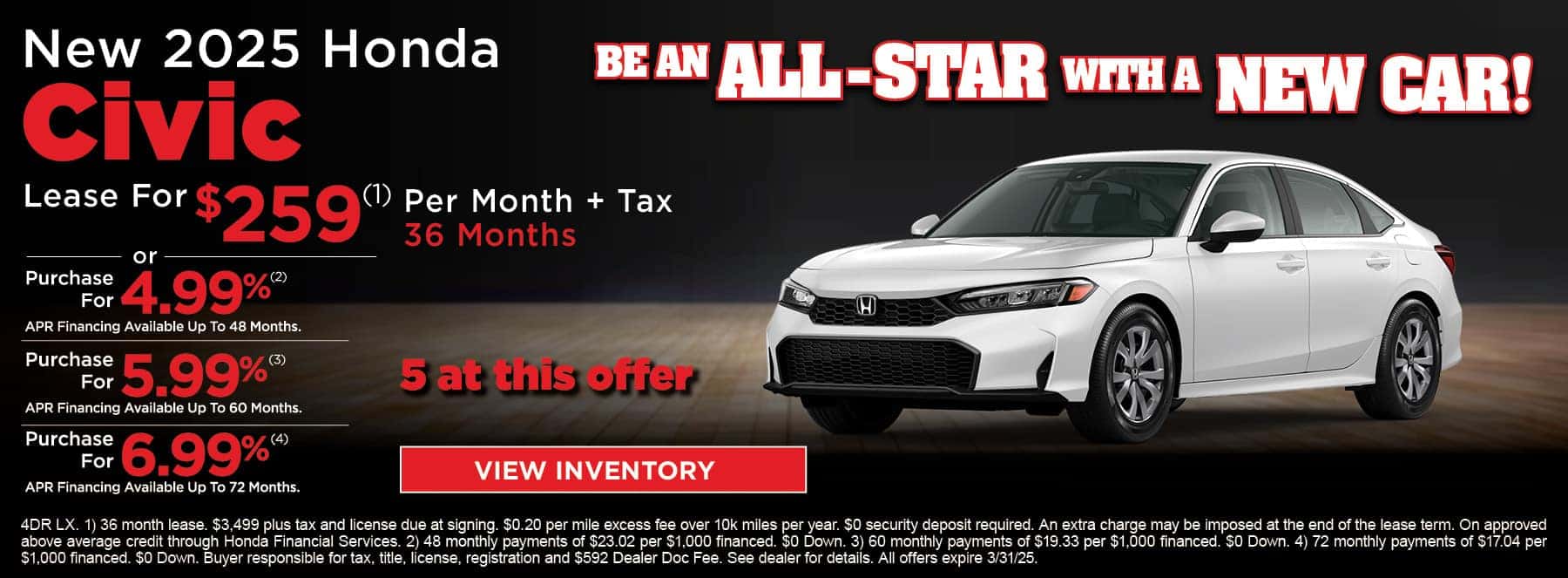 March Civic Offer