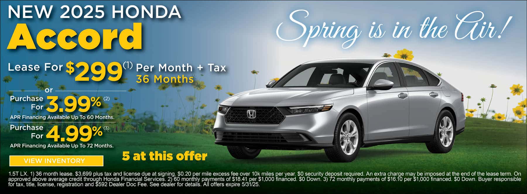 May Accord Offer