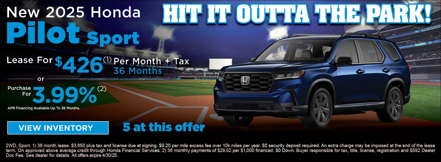 April Pilot Offer