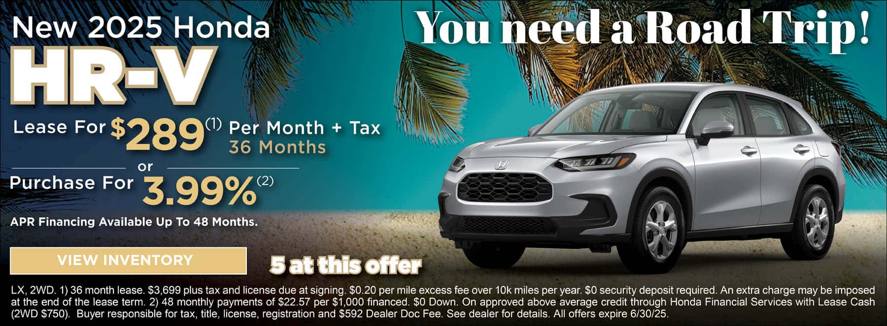 HR-V Lease 2025
