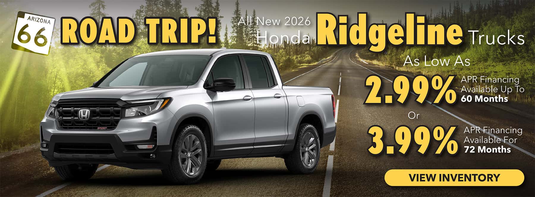 Road Trip Ridgeline Offer