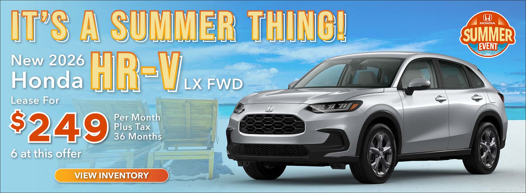 Its a Summer Thing HR-V Offer
