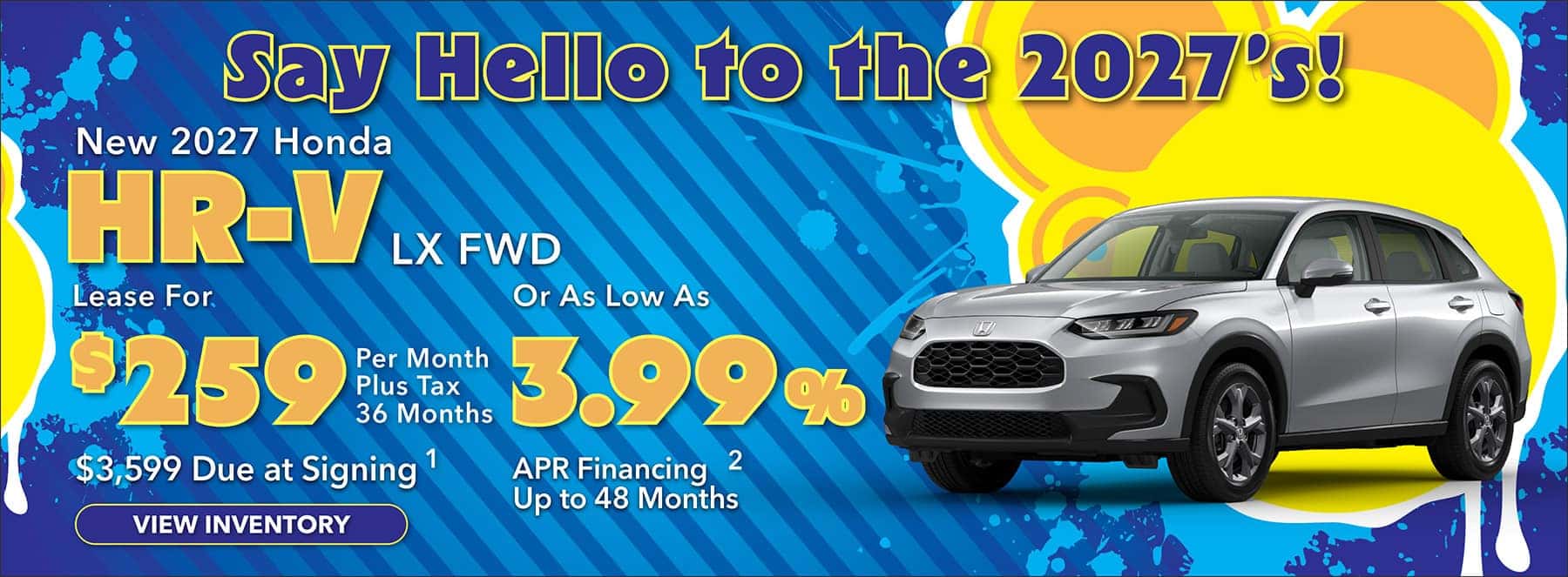 2026 Honda HR-V special offers
