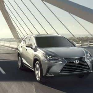 2020 Lexus NX 300 Crossover Silver Driving View