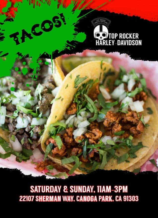 Free tacos at Top Rocker on Sunday, August 4th, 2019