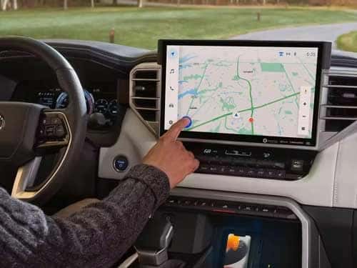 2023 Toyota Sequoia touchscreen display