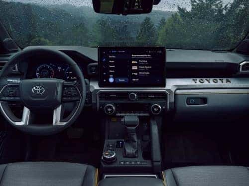 2025 Toyota 4runner view of front dash area