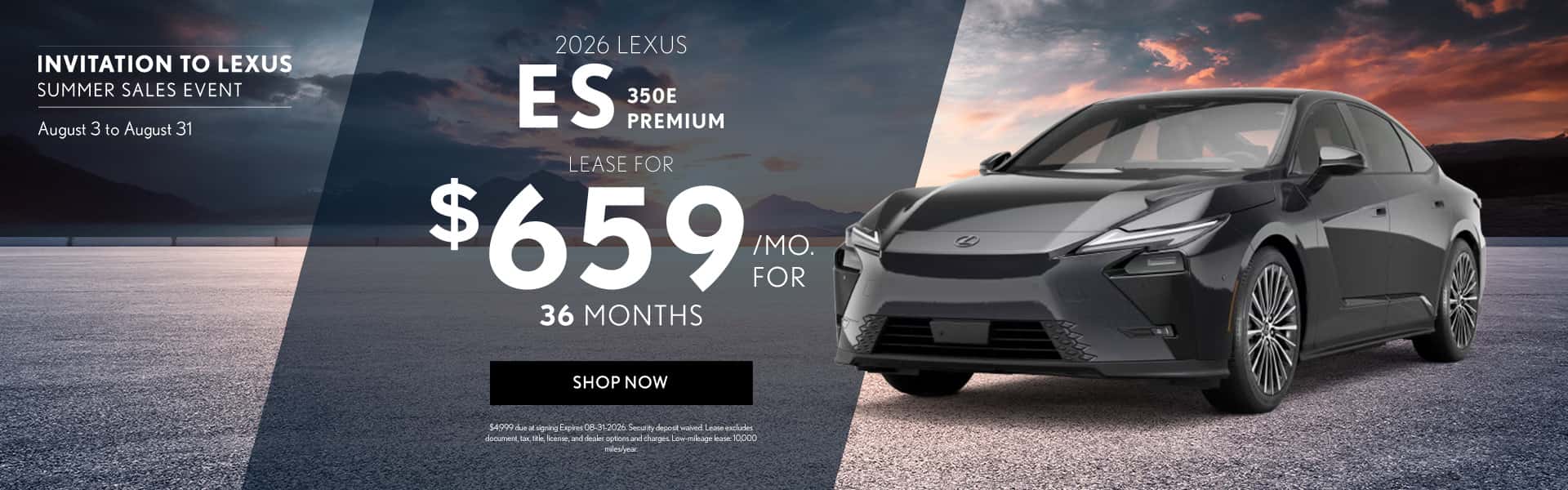 2026 Lexus ES