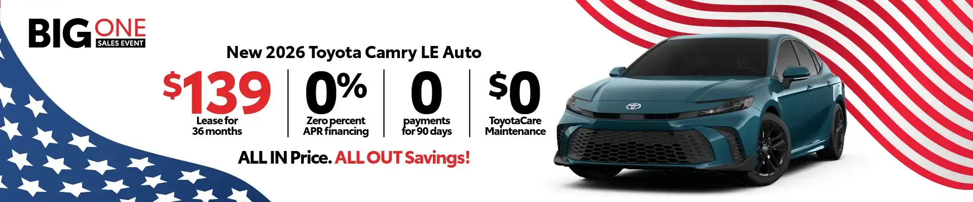 Special Toyota offers Miami FL July 2026