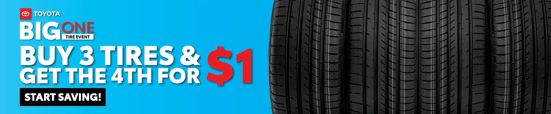 buy 3 tires get the 4th for $1