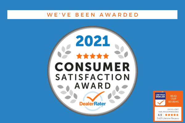 2021 Consumer Satisfaction Award